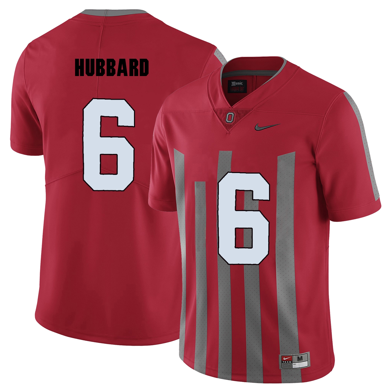 Ohio State Buckeyes Men's NCAA Sam Hubbard #6 Red Elite College Football Jersey YNI1349SE